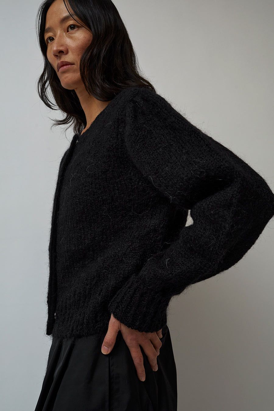 Amomento New Grandma Cardigan in Black sold by No. 6 product image thumbnail 4