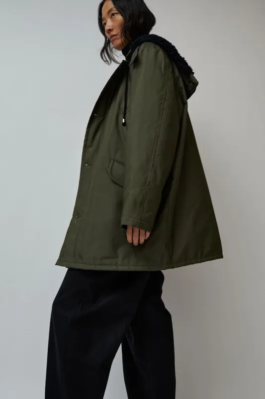 Girls of Dust Artic Parka in Bottle Green made by No. 6