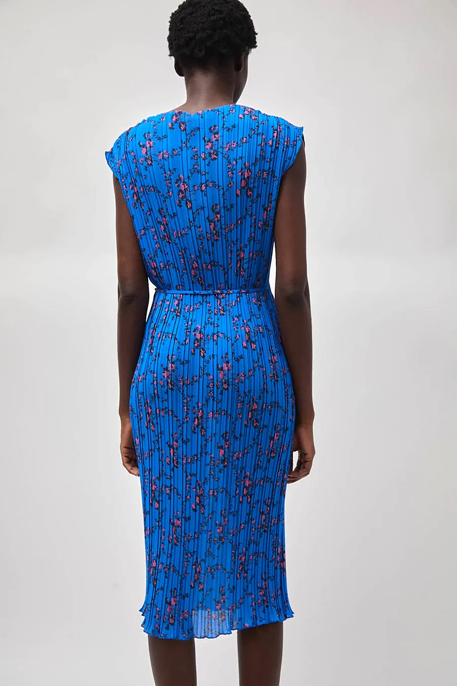 No.6 Lucien Dress in Royal Trellis sold by No. 6 product image thumbnail 4
