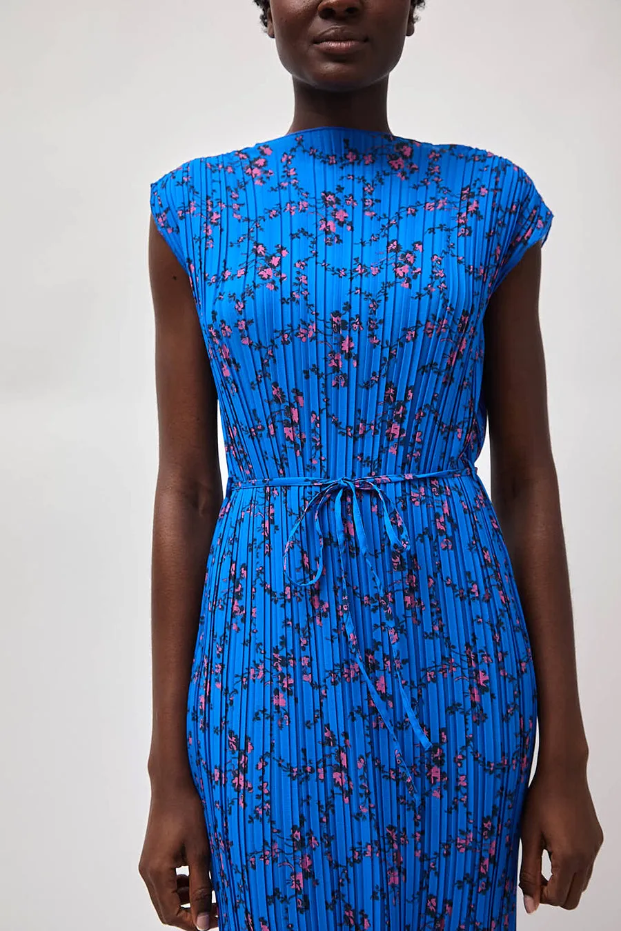 No.6 Lucien Dress in Royal Trellis sold by No. 6 product image thumbnail 3