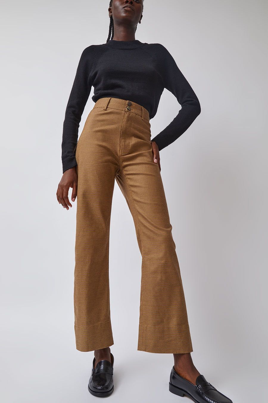 Maria Stanley Luna Pant in Houndstooth sold by No. 6