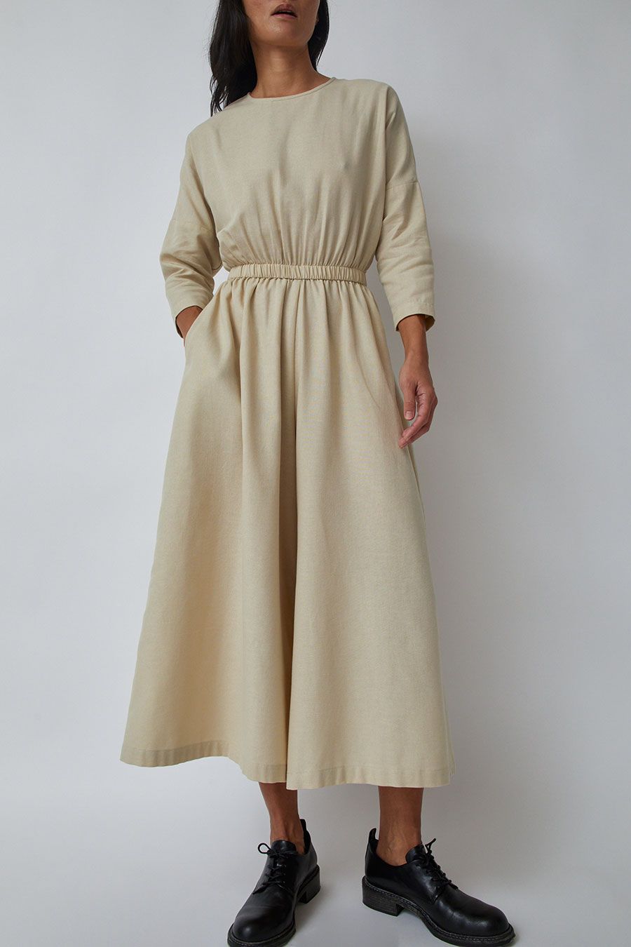 Black Crane Wide Culotte Jumpsuit in Ivory sold by No. 6 product image thumbnail 2