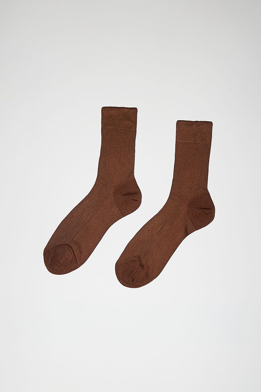 Maria La Rosa Ribbed Ankle Socks in Cocco sold by No. 6 product image thumbnail 2