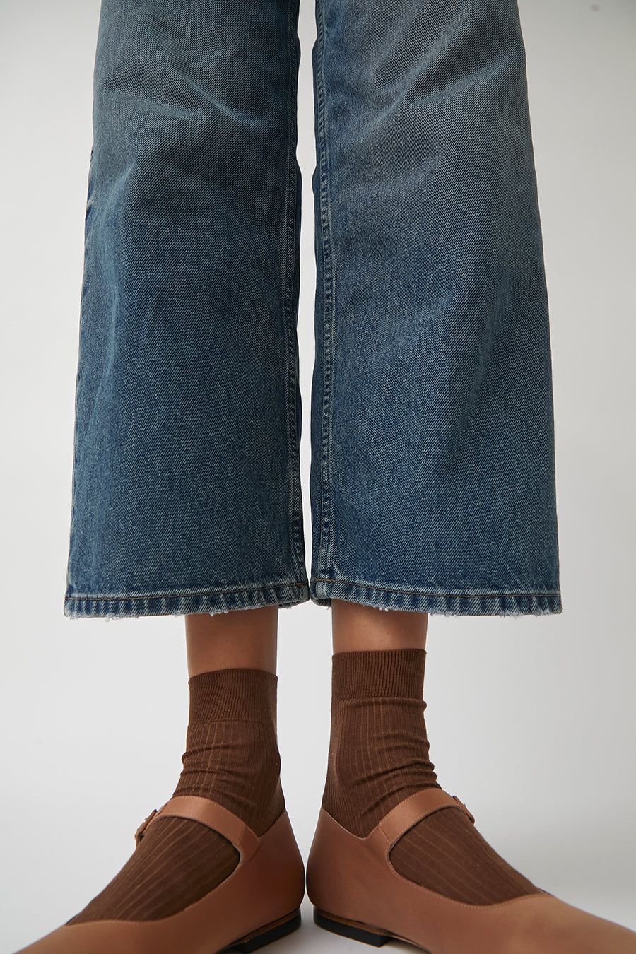 Maria La Rosa Ribbed Ankle Socks in Cocco sold by No. 6 product image thumbnail 4