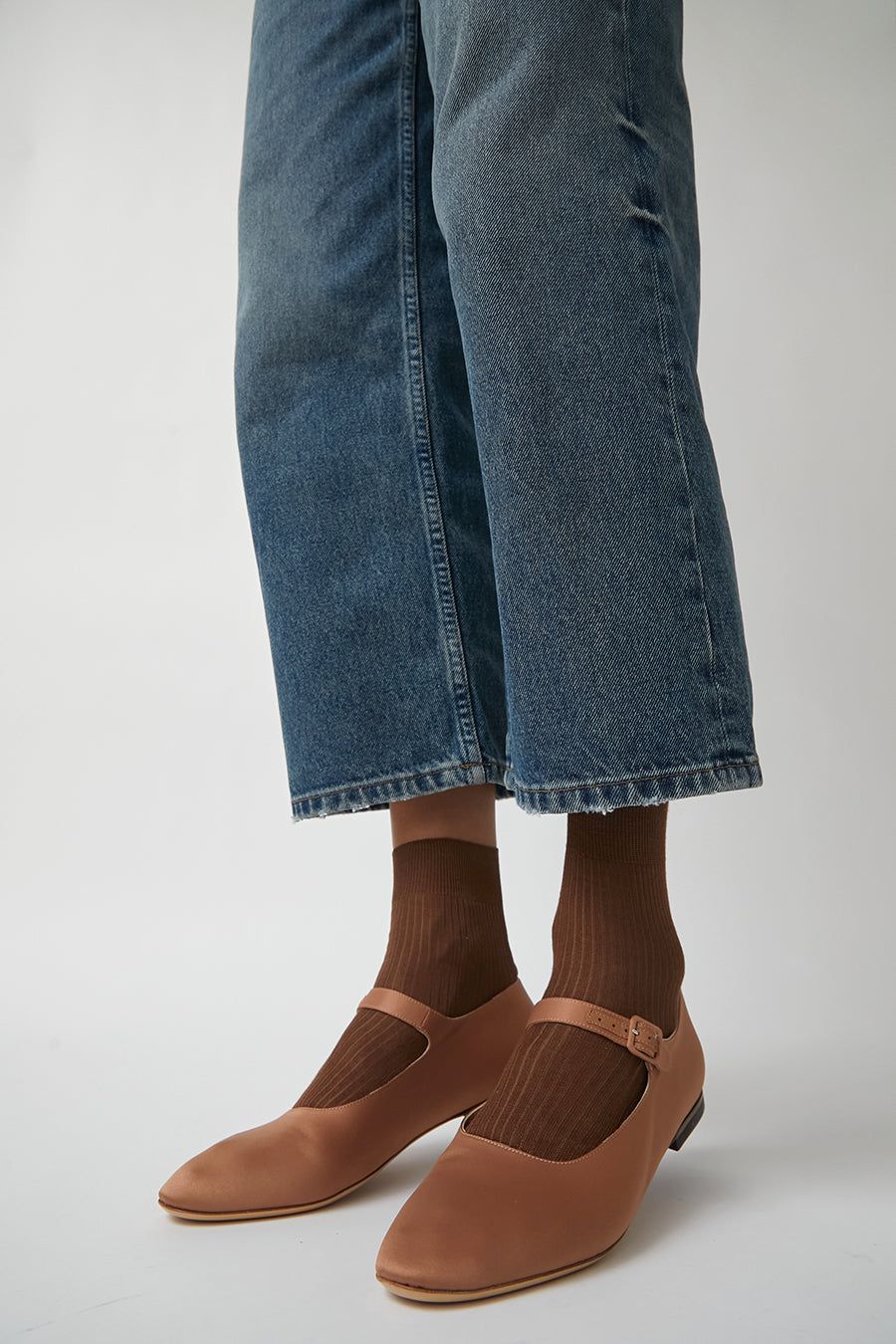 Maria La Rosa Ribbed Ankle Socks in Cocco sold by No. 6 product image thumbnail 3