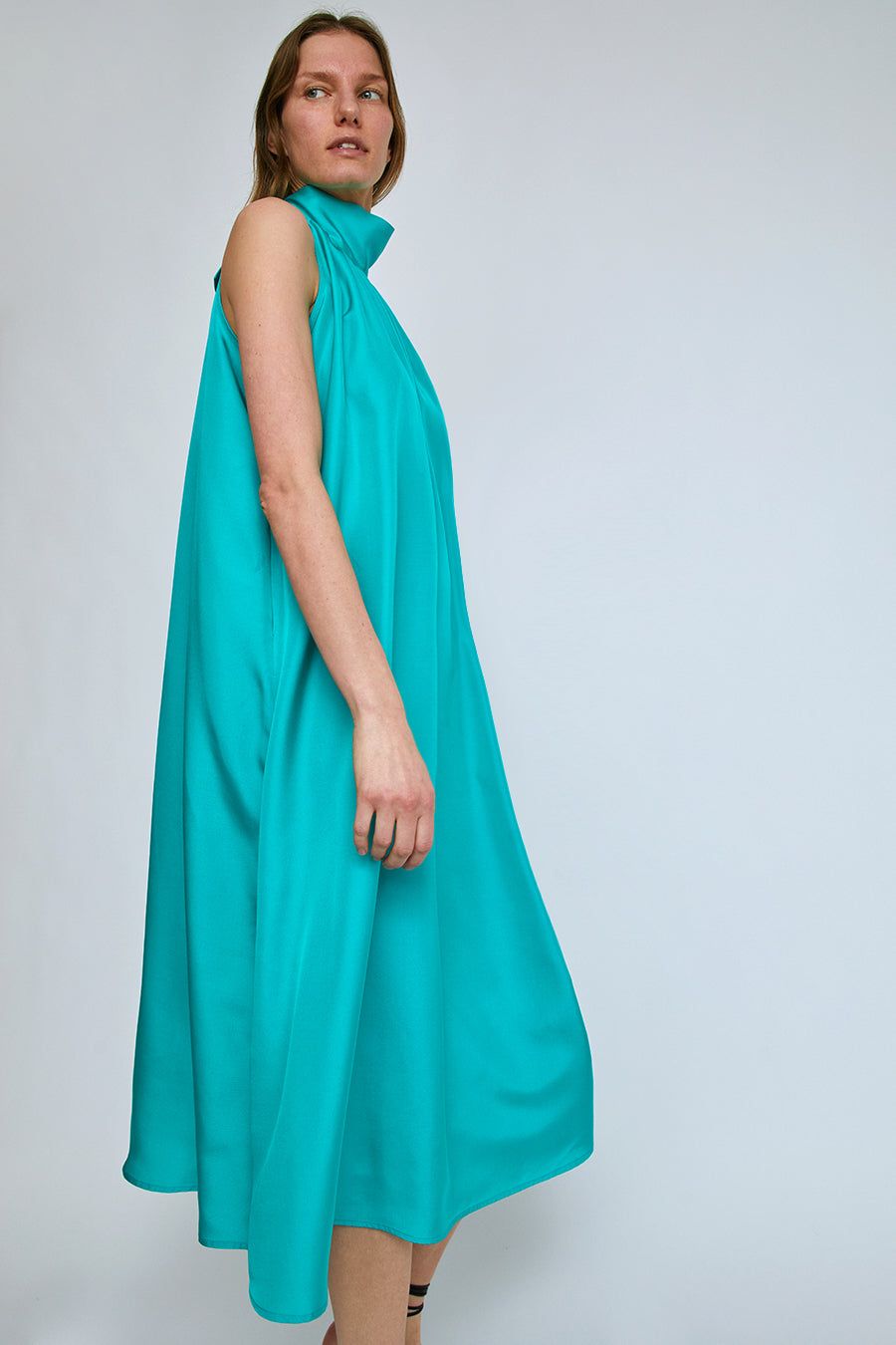 Modus Vivendi Nizza Dress in Turquoise sold by No. 6