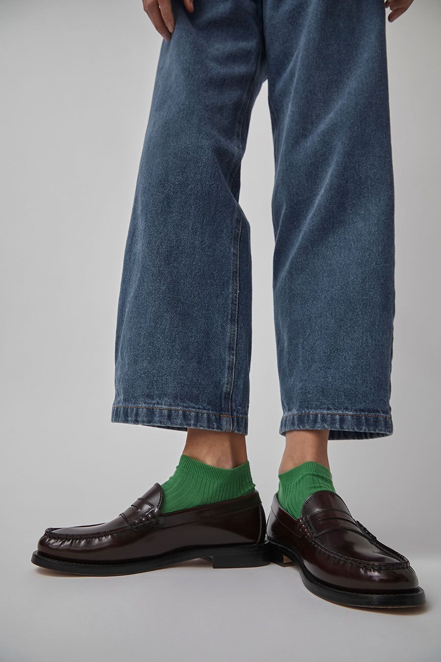 Maria La Rosa Organic Cotton Low Ankle Socks in Sage sold by No. 6 product image thumbnail 5