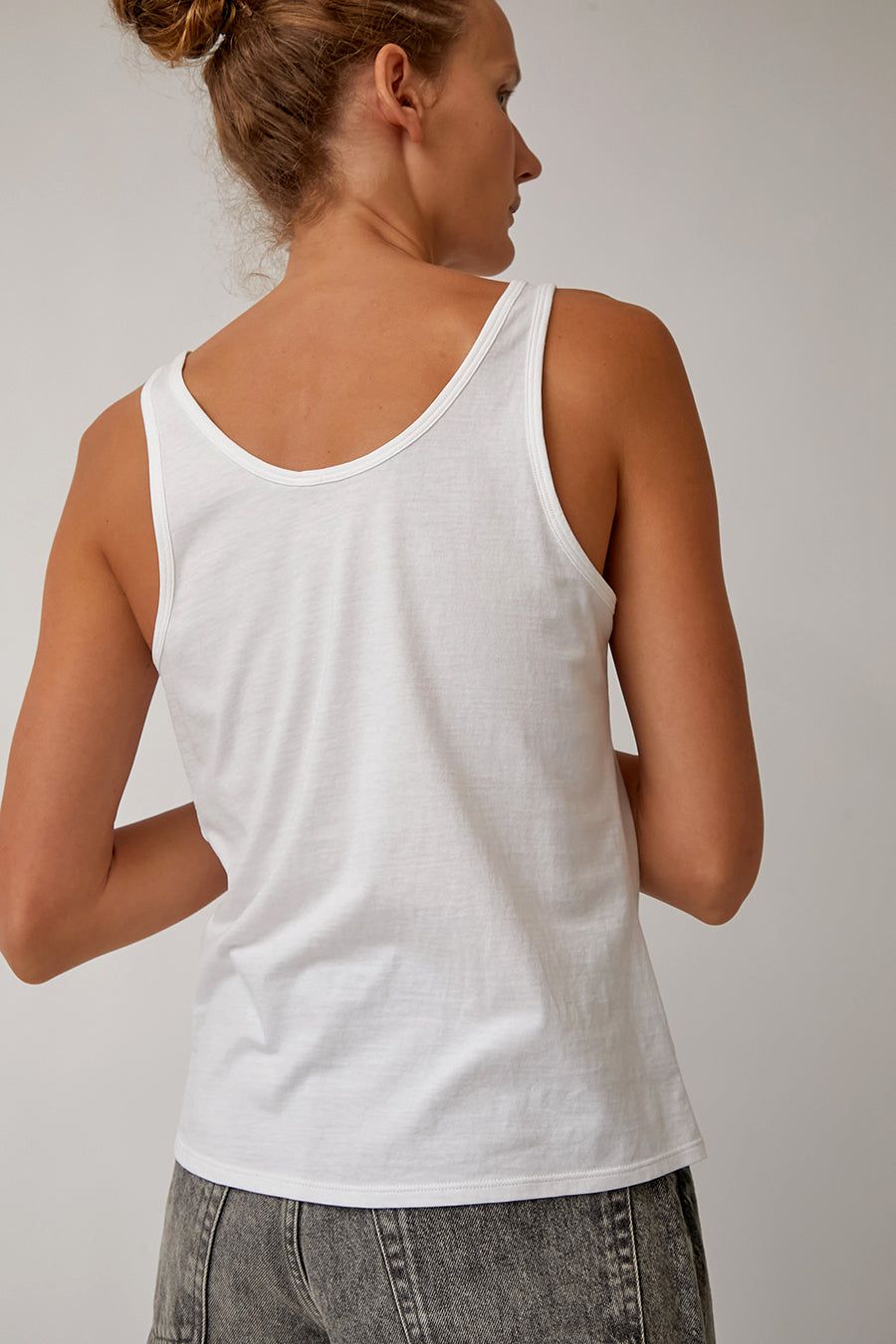 6397 Scoop Tank in White sold by No. 6 product image thumbnail 3
