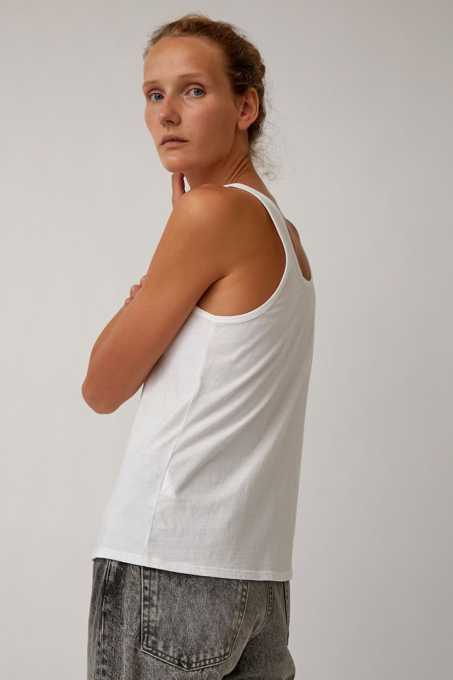 6397 Scoop Tank in White sold by No. 6 product image thumbnail 2