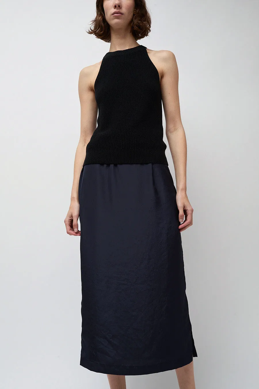 Rue Blanche Gacio Skirt in Navy sold by No. 6
