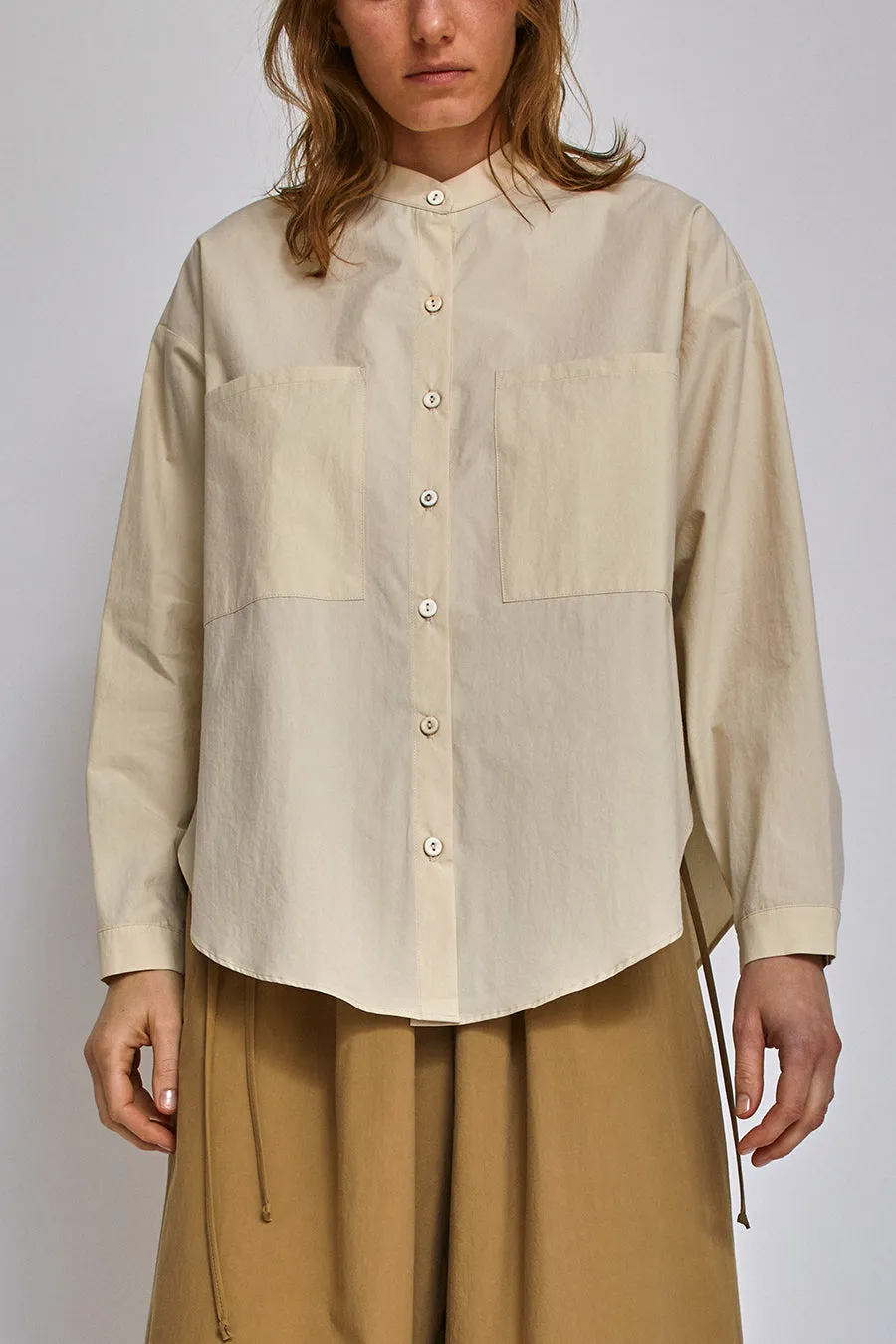 Modern Weaving Oversized Button Down in Eggshell sold by No. 6 product image thumbnail 5