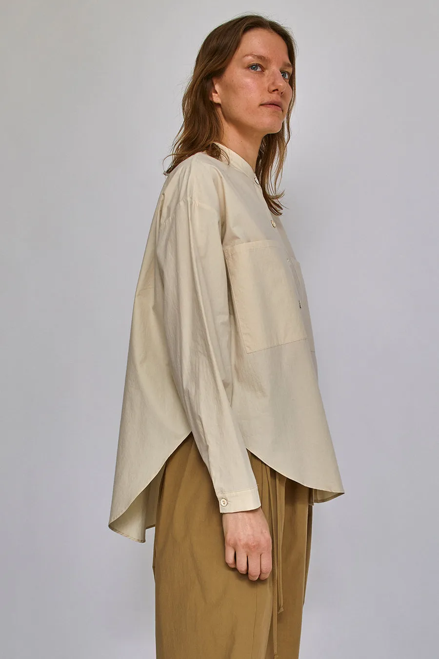Modern Weaving Oversized Button Down in Eggshell sold by No. 6 product image thumbnail 2
