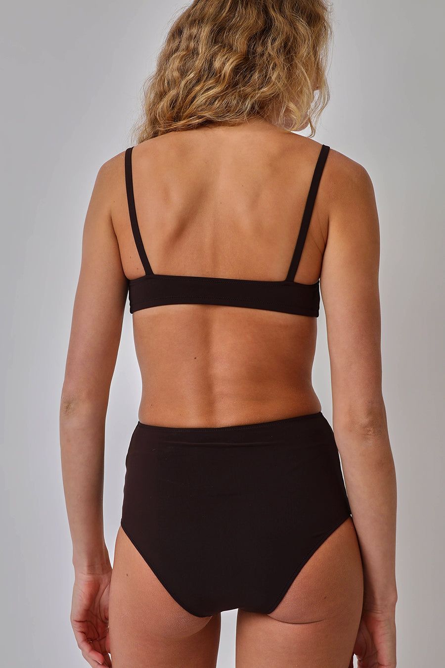 Lido Swim Undici High Waist Bikini in Brown sold by No. 6 product image thumbnail 4