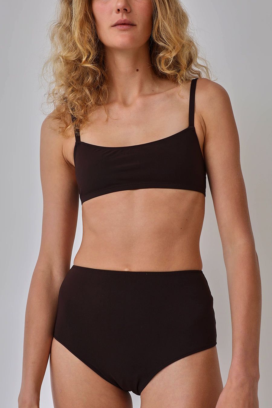 Lido Swim Undici High Waist Bikini in Brown sold by No. 6 product image thumbnail 3