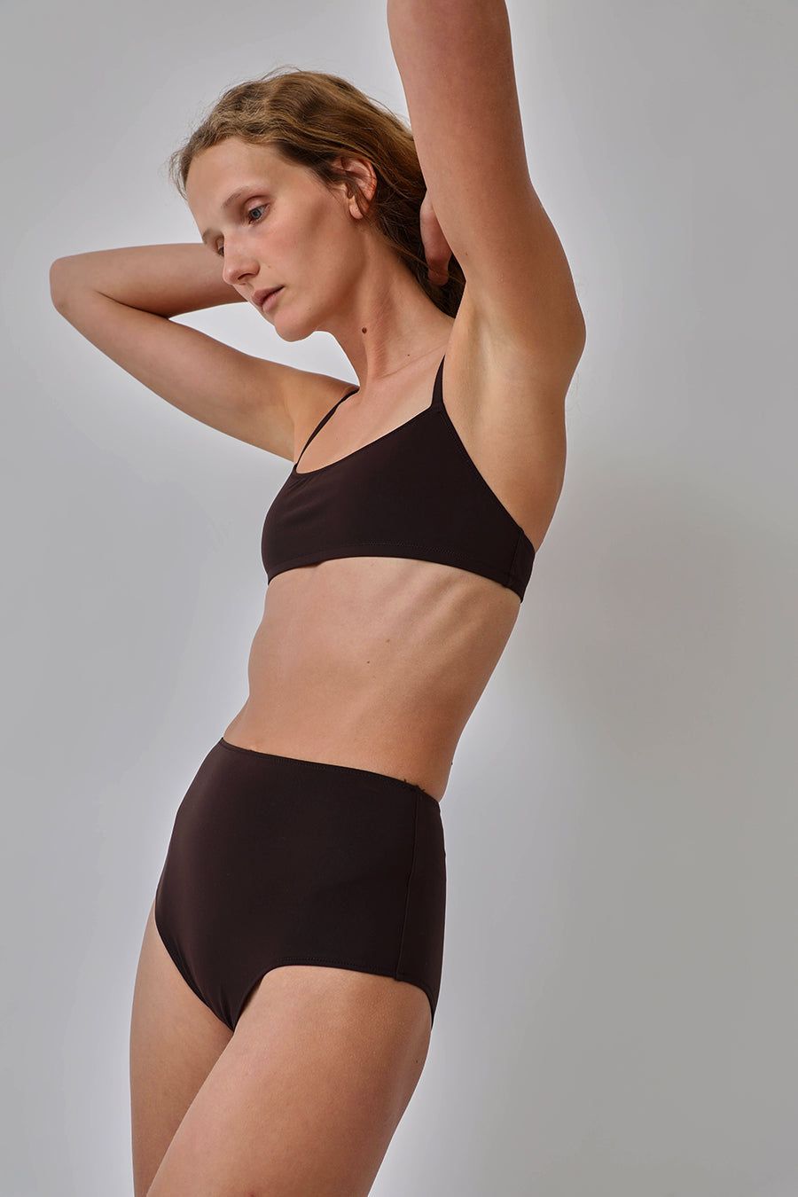 Lido Swim Undici High Waist Bikini in Brown sold by No. 6 product image thumbnail 2