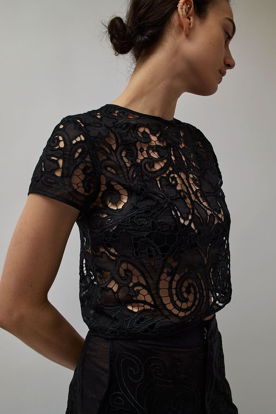 All That Remains Maya Top in Noir sold by No. 6