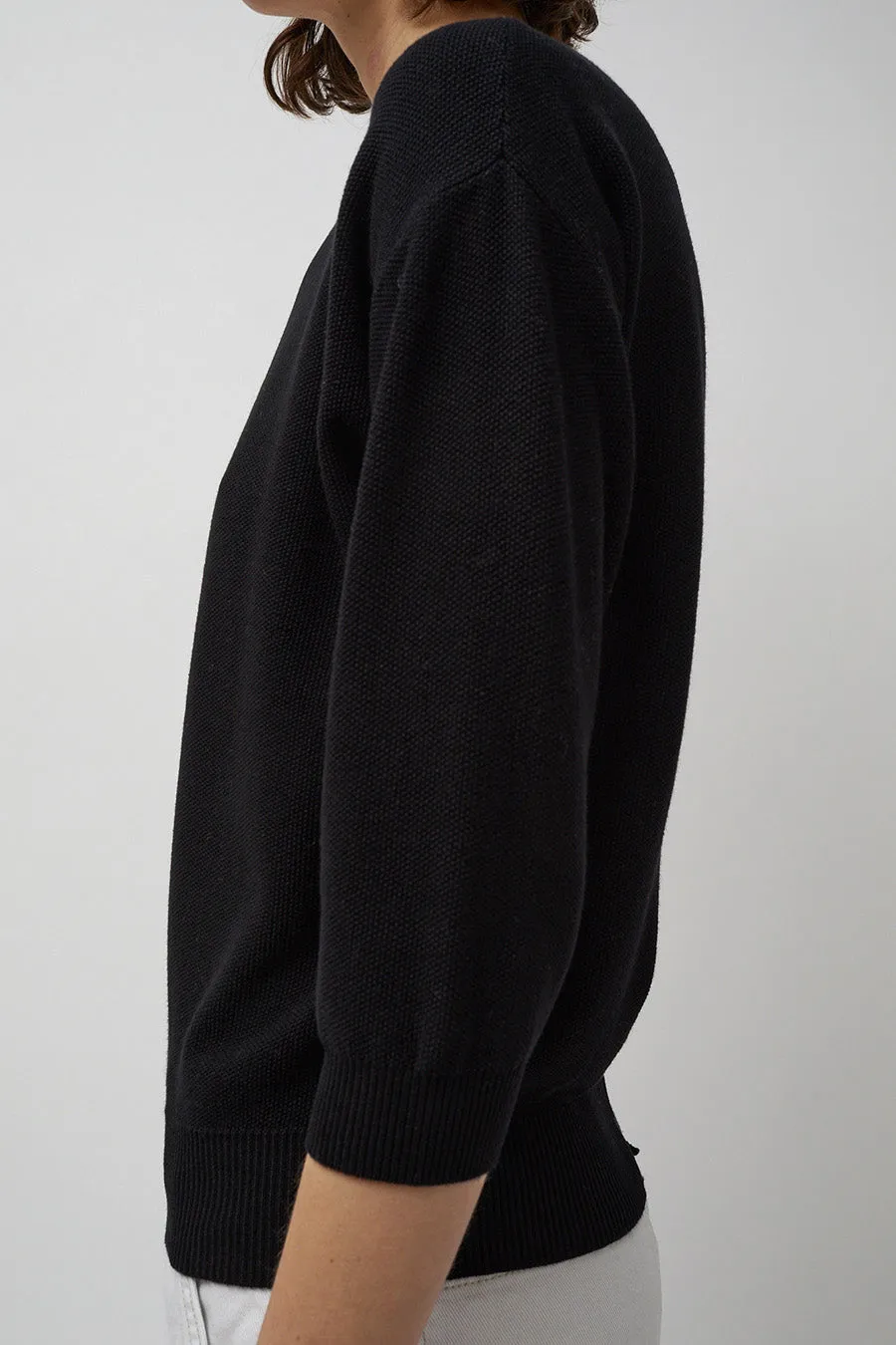 Rue Blanche Bees 3/4 Sleeve Top in Black sold by No. 6 product image thumbnail 3