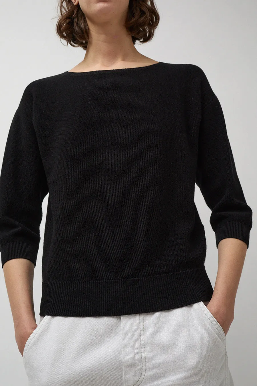 Rue Blanche Bees 3/4 Sleeve Top in Black sold by No. 6 product image thumbnail 5