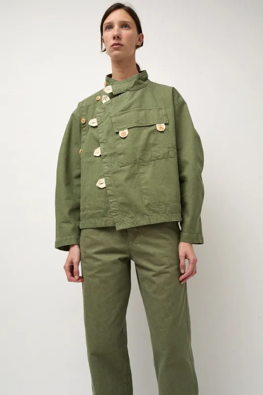 Girls of Dust Rider Jacket in Marshall Green made by No. 6