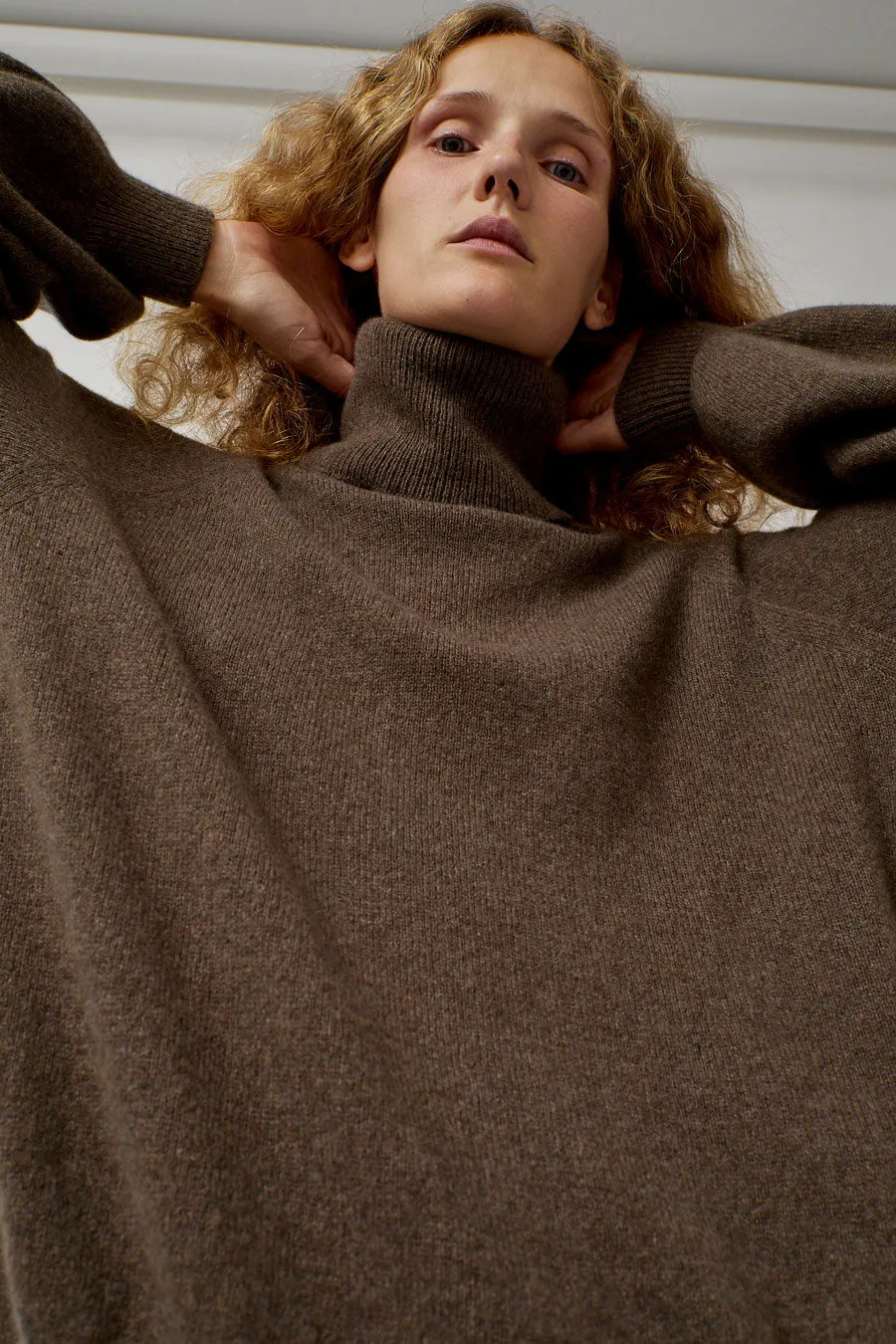 Baserange Soar Turtleneck in Teak Brown sold by No. 6 product image thumbnail 2