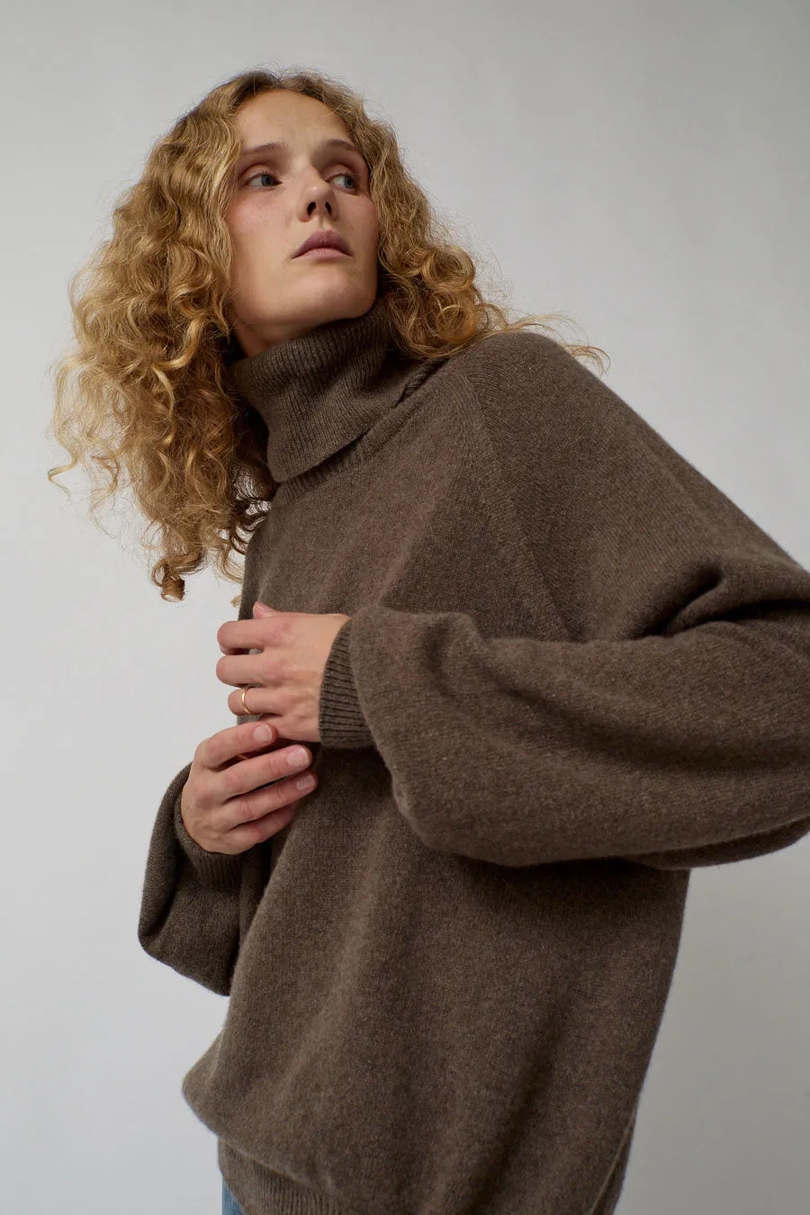 Baserange Soar Turtleneck in Teak Brown sold by No. 6 product image thumbnail 4