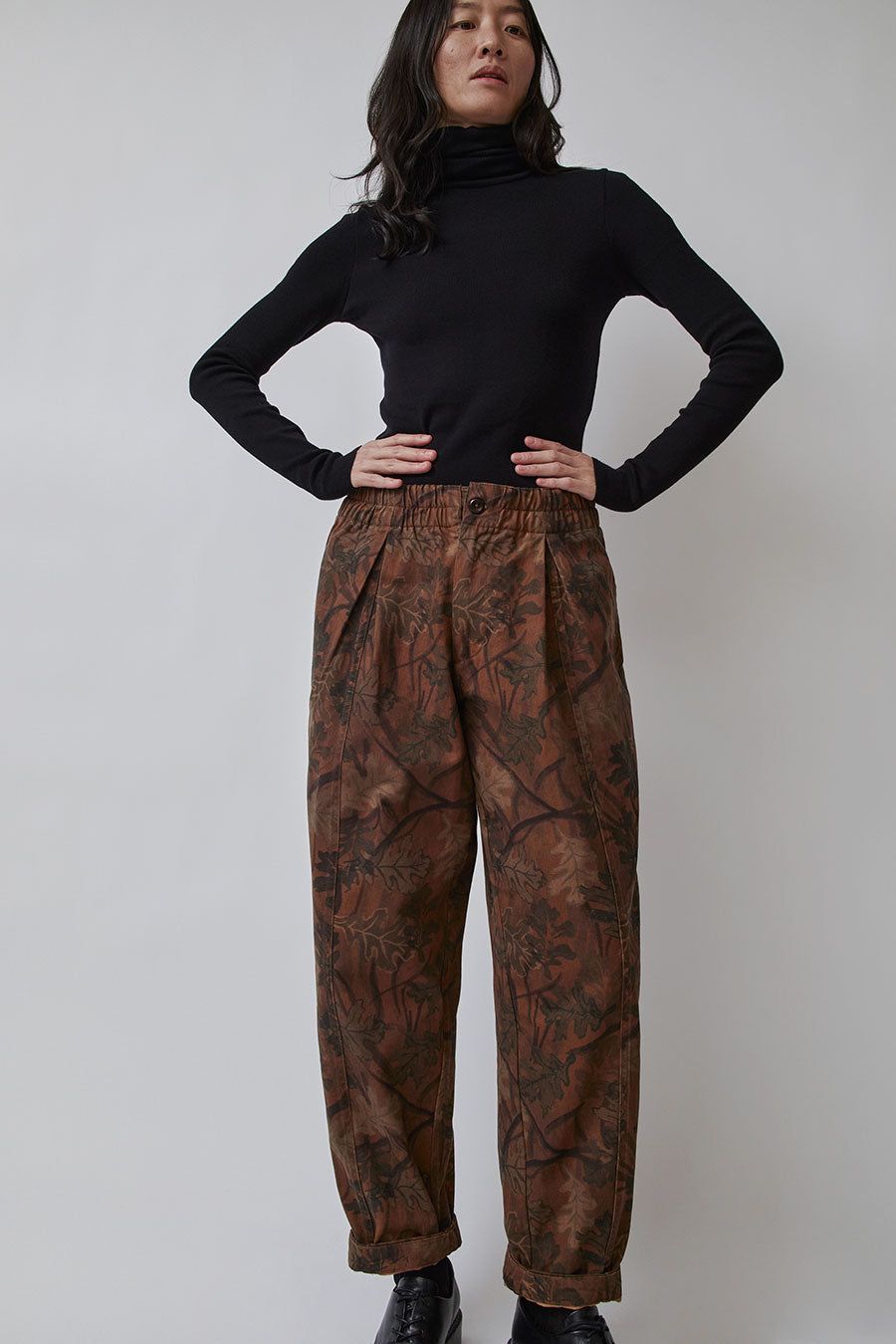 YMC Sylvian Trouser in Brown Multi sold by No. 6