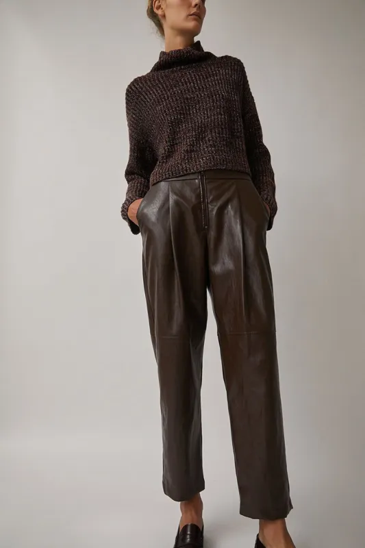 No.6 Cole Pant in Brown made by No. 6