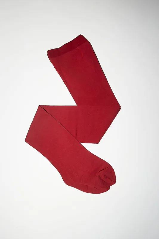 Maria La Rosa Lycra Tights in Bordo made by No. 6