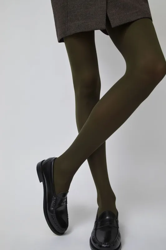 Maria La Rosa Lycra Tights in Militare made by No. 6