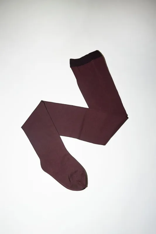 Maria La Rosa Lycra Tights in Melanzana made by No. 6