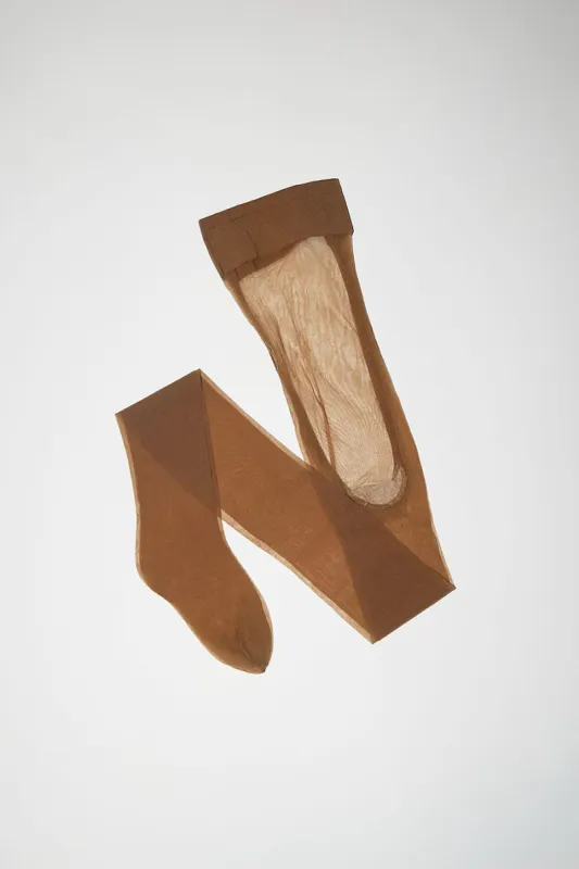 Maria La Rosa Sheer Tights in Bronze sold by No. 6