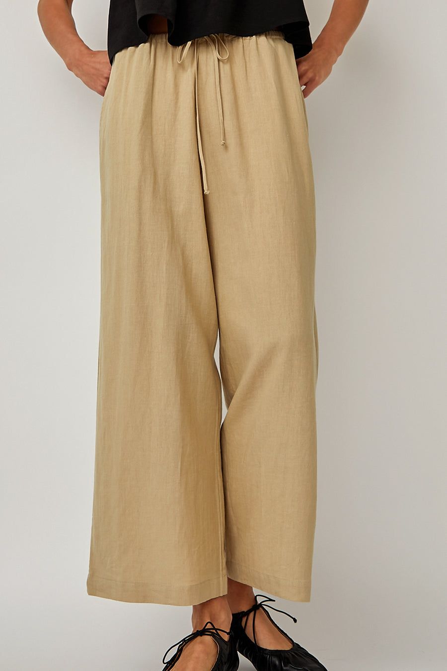 Ciao Lucia Ermanno Pant in Sand sold by No. 6