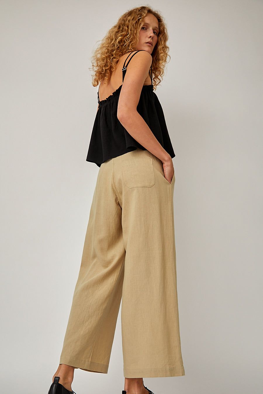 Ciao Lucia Ermanno Pant in Sand sold by No. 6 product image thumbnail 5