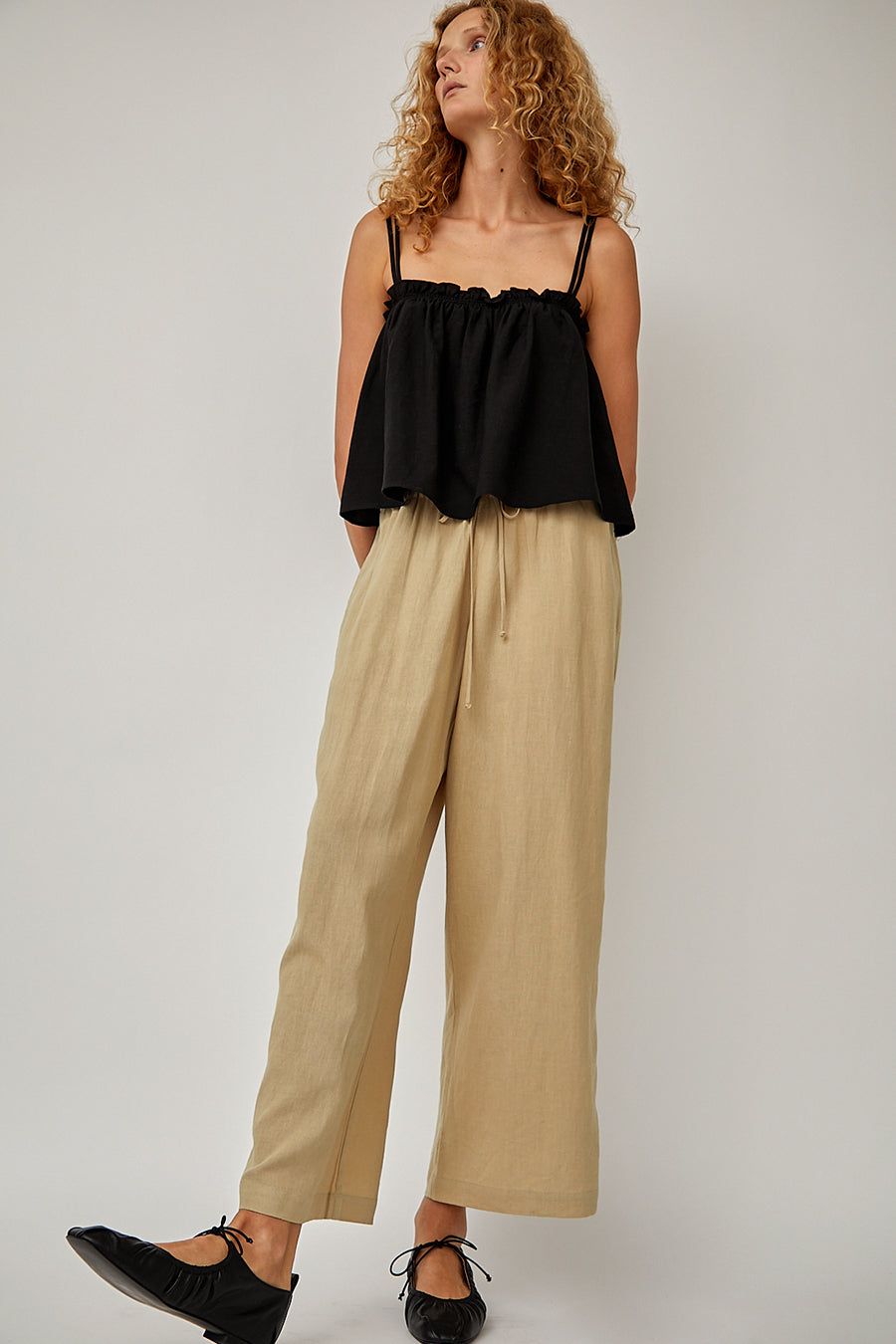 Ciao Lucia Ermanno Pant in Sand sold by No. 6 product image thumbnail 2