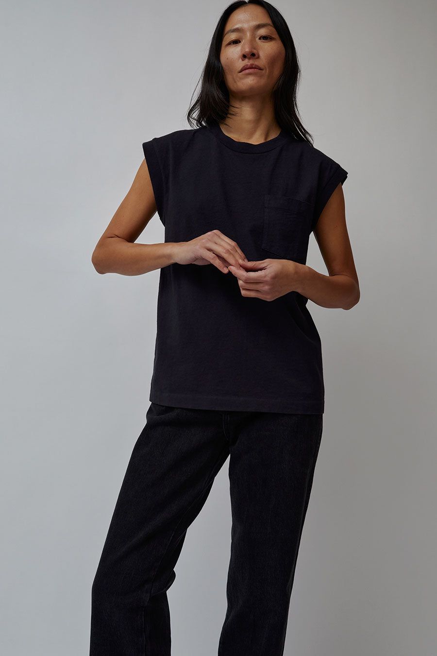 B Sides Pocket Tank in Marine Overdye sold by No. 6 product image thumbnail 3