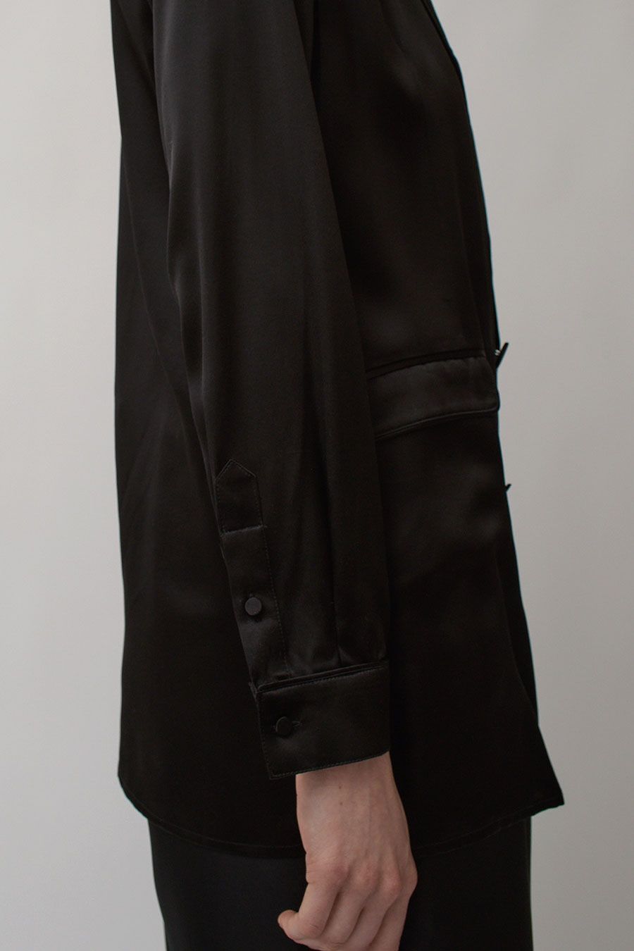 Silk Laundry Relaxed Blazer in Black sold by No. 6 product image thumbnail 2