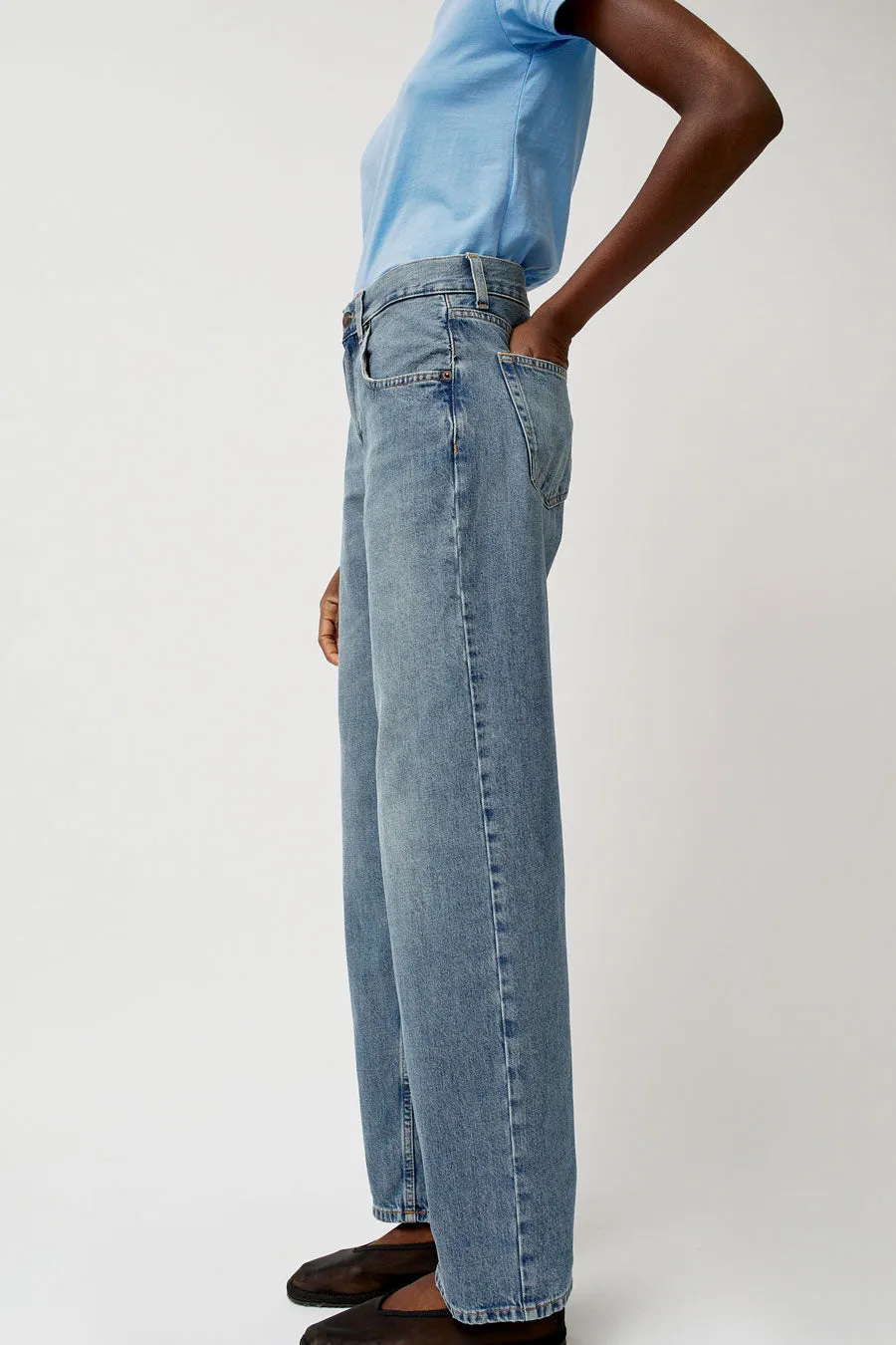 6397 Pitched Baggy Jean in Americana Blue sold by No. 6 product image thumbnail 2