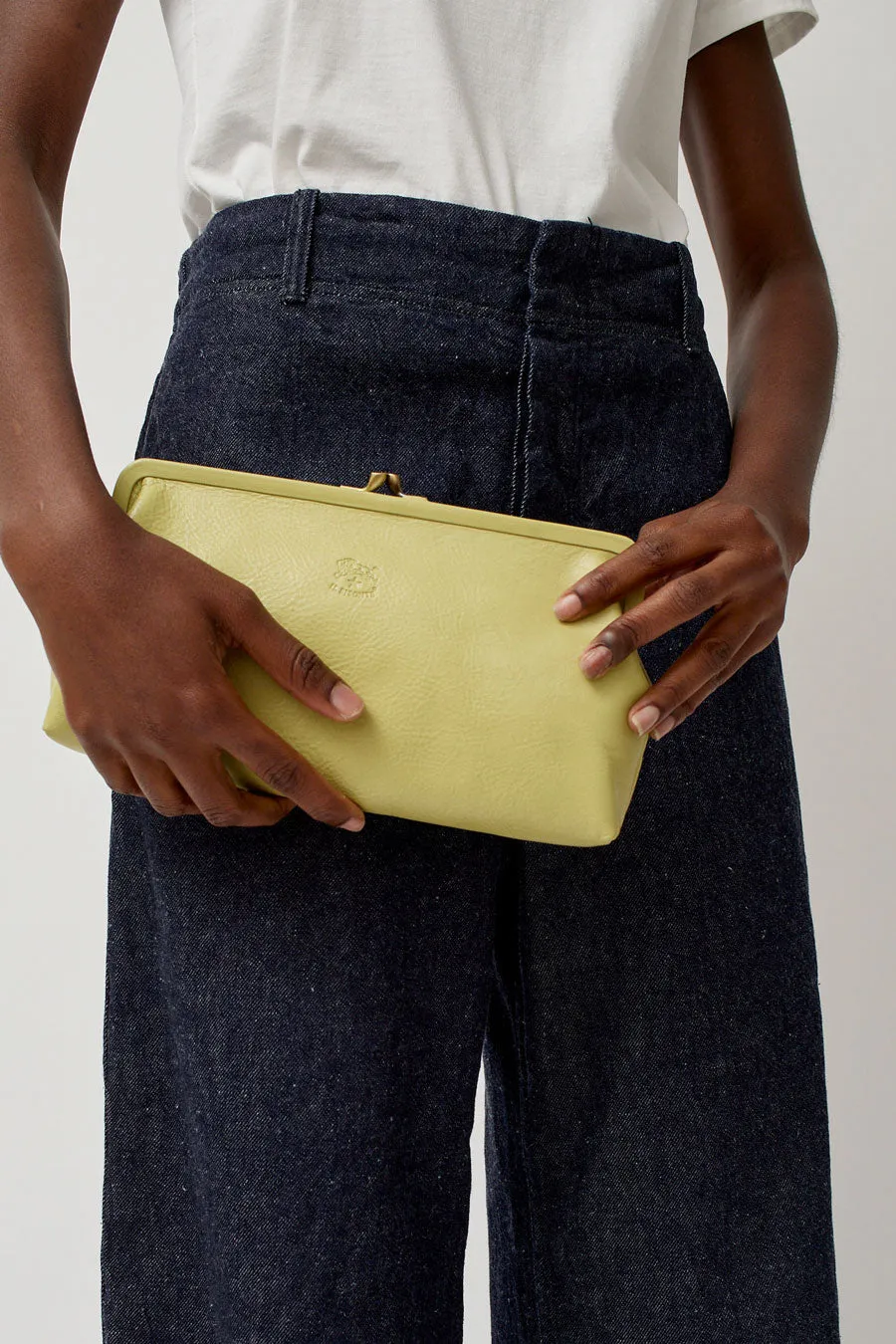 Il Bisonte Classic Clutch in Pistachio sold by No. 6 product image thumbnail 3