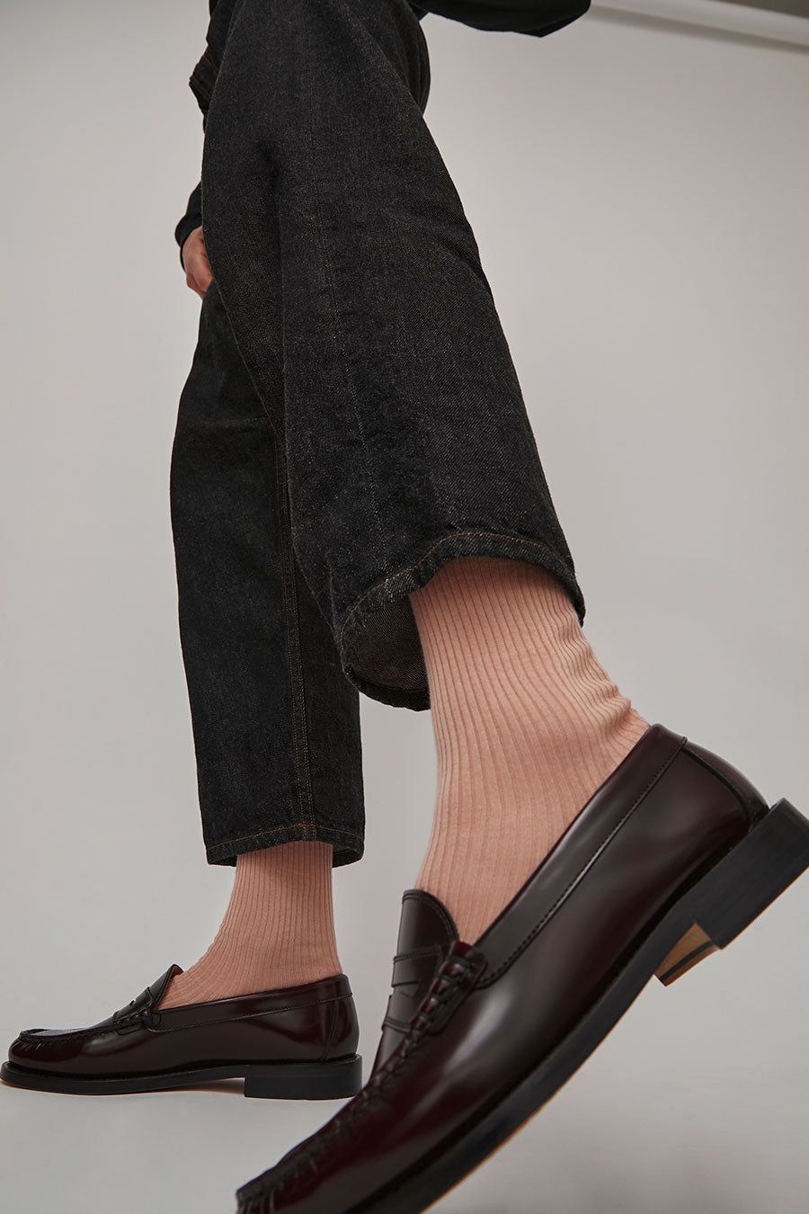 Maria La Rosa Organic Cotton Socks in Blush sold by No. 6