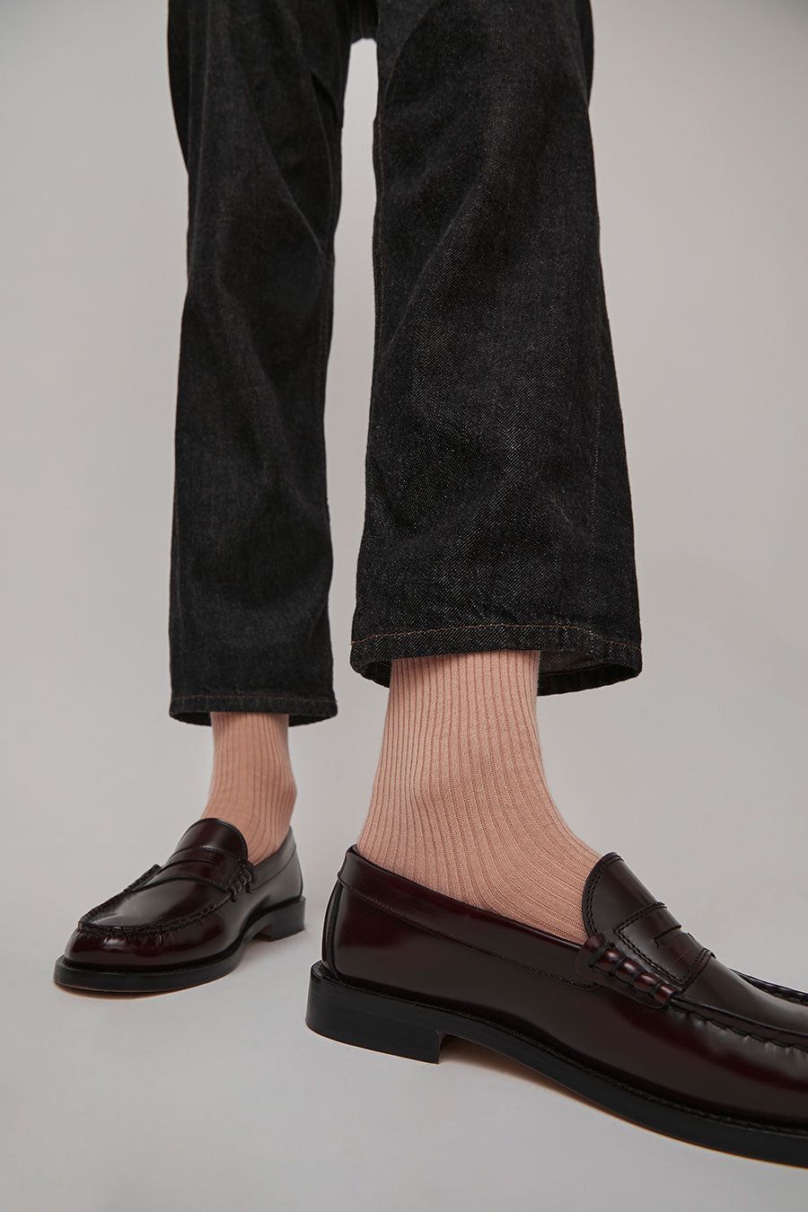 Maria La Rosa Organic Cotton Socks in Blush sold by No. 6 product image thumbnail 2