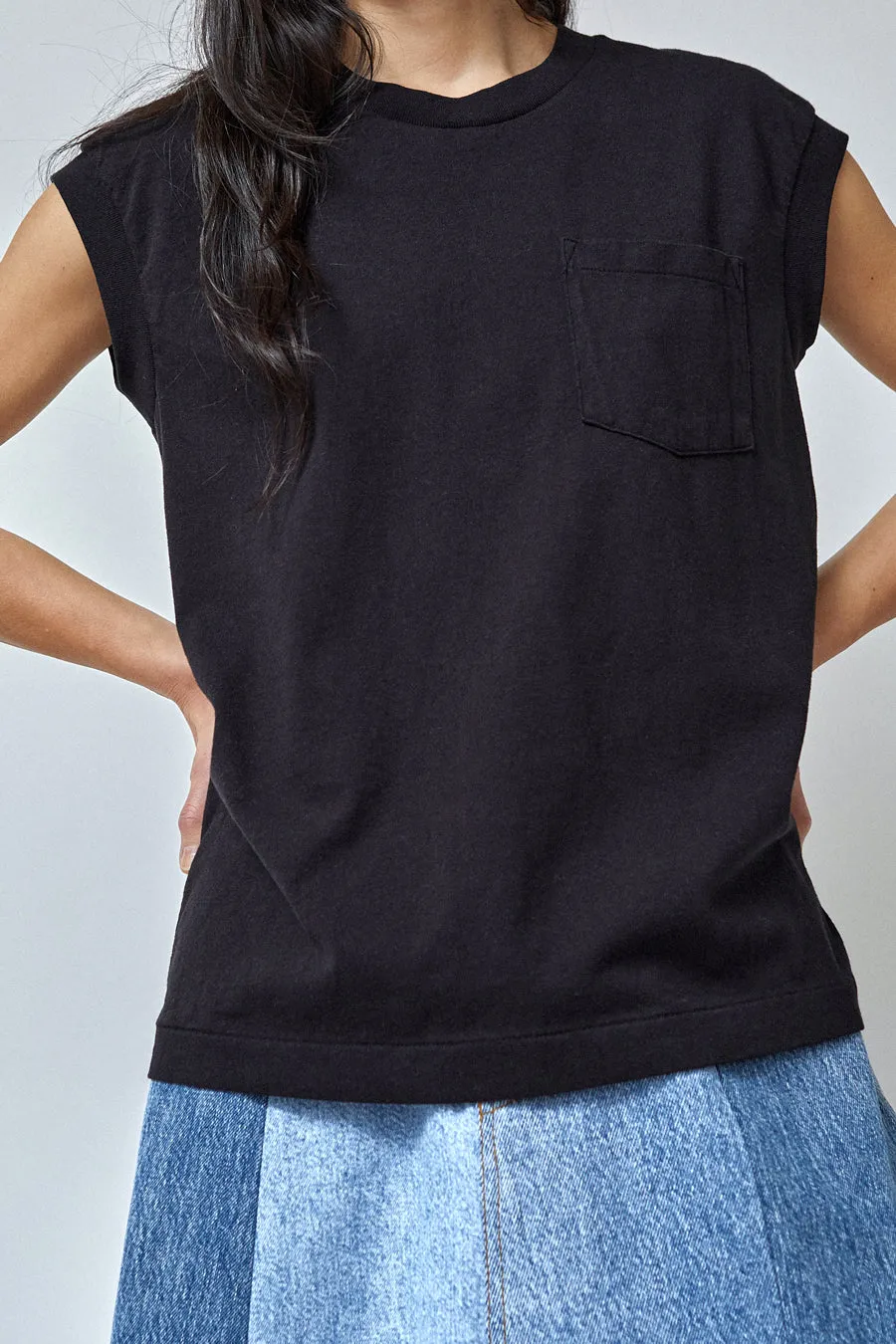 B Sides Pocket Tank in Stil Back sold by No. 6 product image thumbnail 3