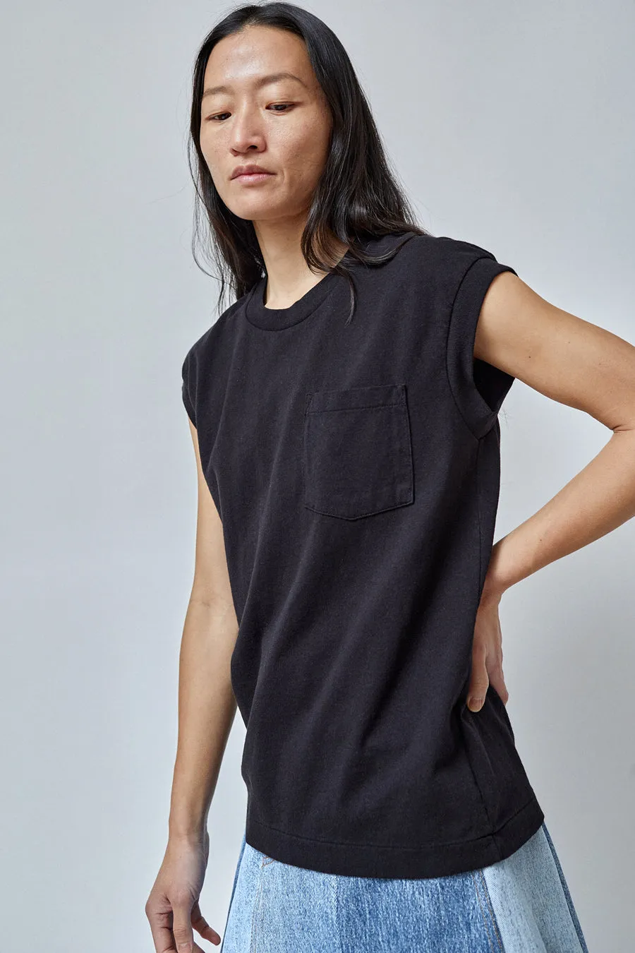 B Sides Pocket Tank in Stil Back sold by No. 6 product image thumbnail 2