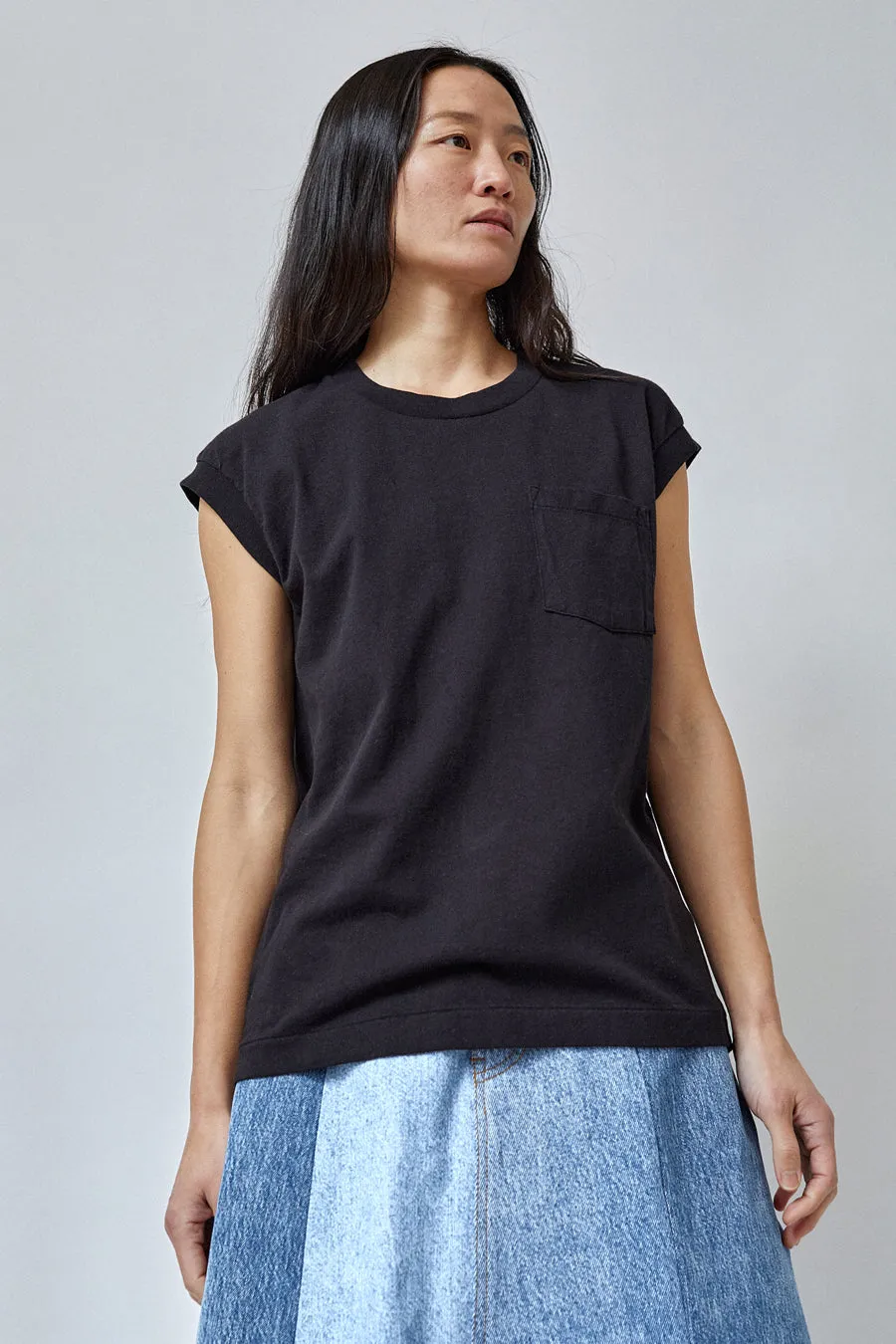 B Sides Pocket Tank in Stil Back sold by No. 6