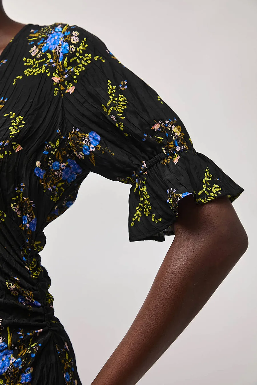 No.6 Luisa Dress in Black Large Bouquet sold by No. 6 product image thumbnail 4