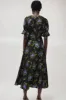No.6 Luisa Dress in Black Large Bouquet sold by No. 6