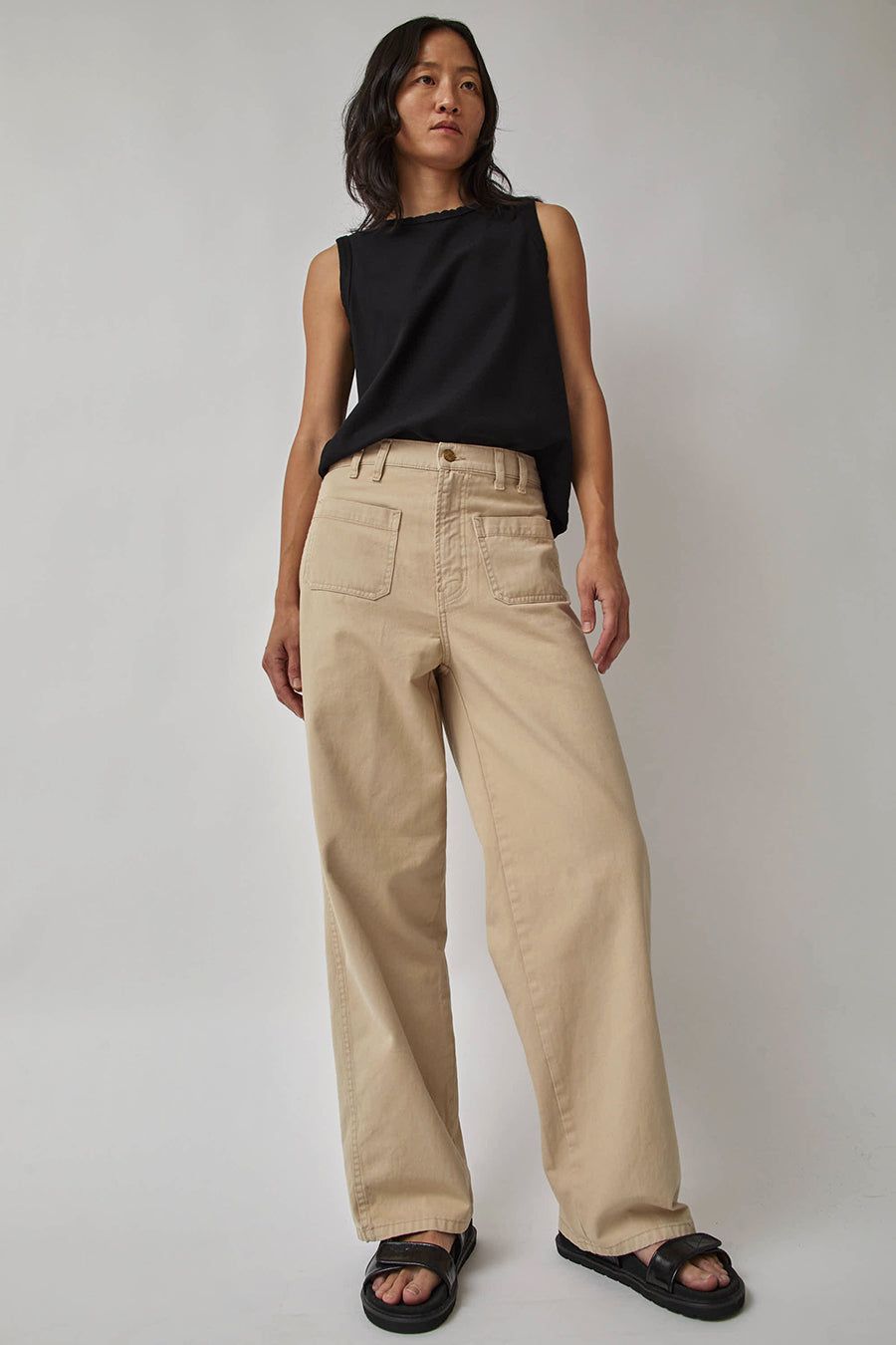 B Sides Chino in Tan Overdye sold by No. 6