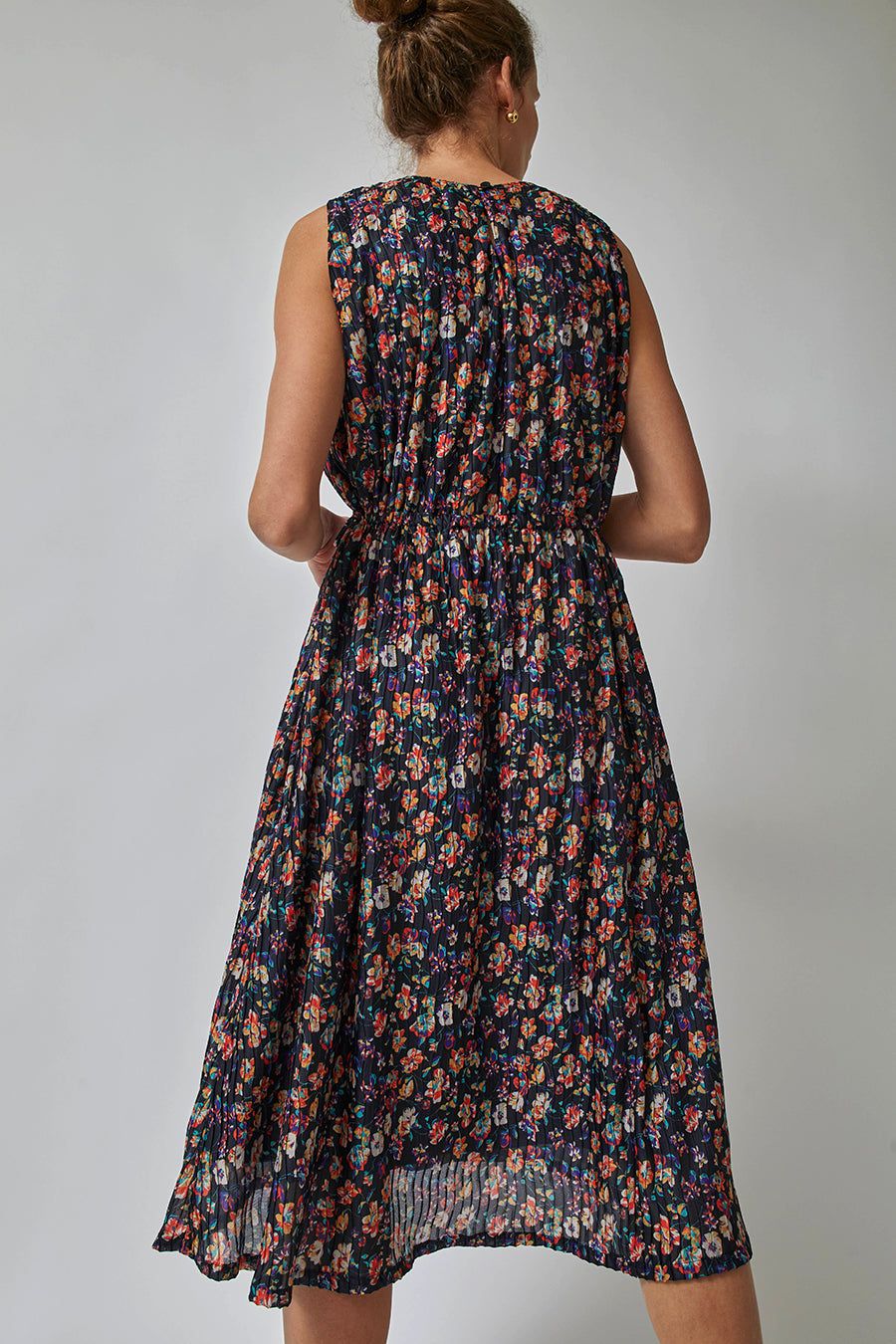 No.6 Phoebe Dress in Black Wisteria sold by No. 6 product image thumbnail 4