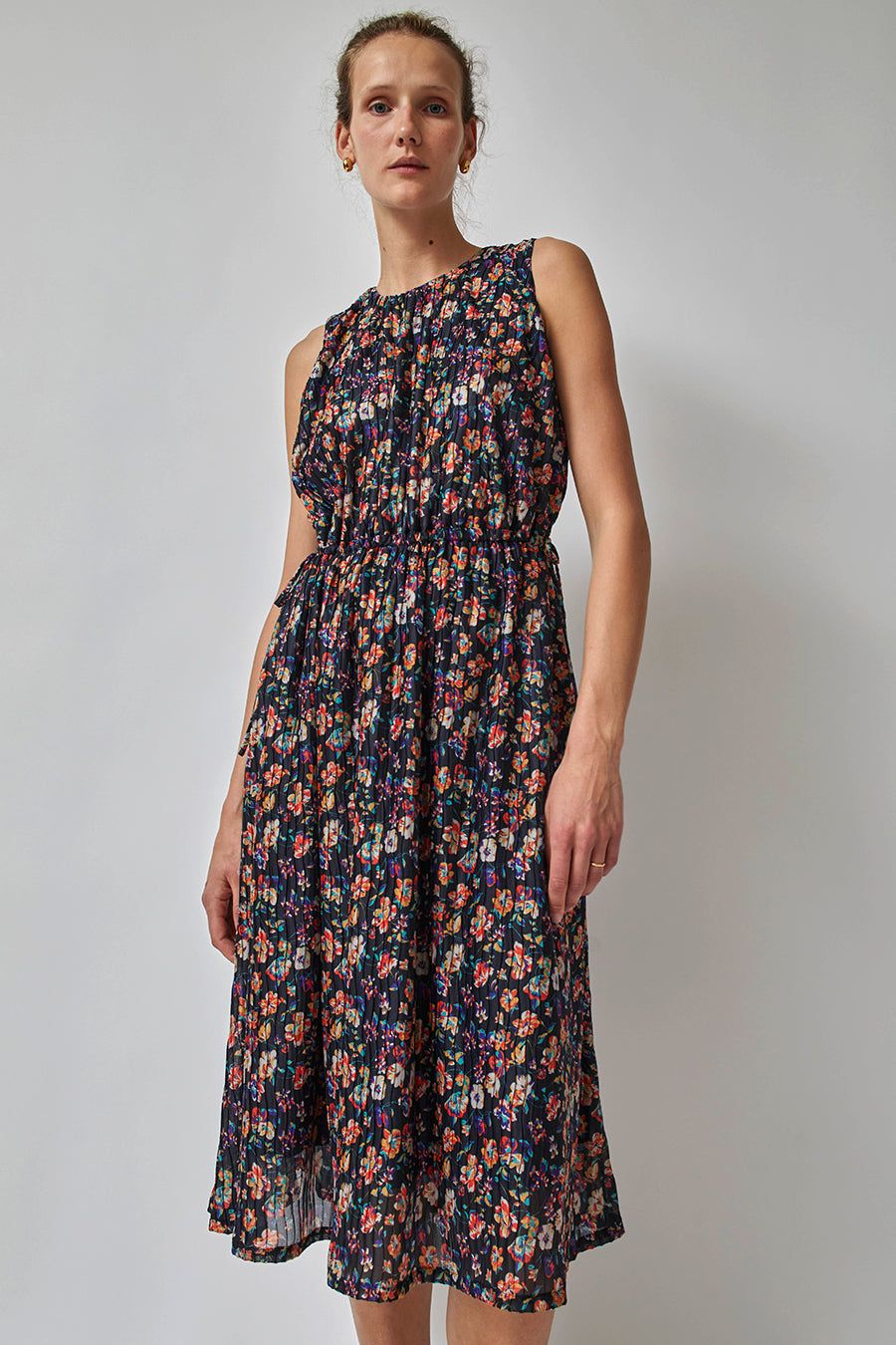 No.6 Phoebe Dress in Black Wisteria sold by No. 6