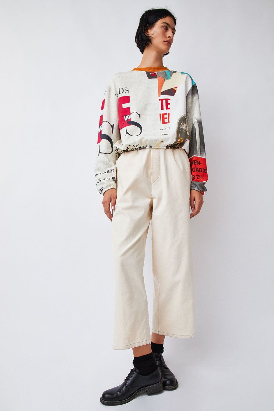 Vladimir Karaleev Kord Pant in Cream sold by No. 6 product image thumbnail 5