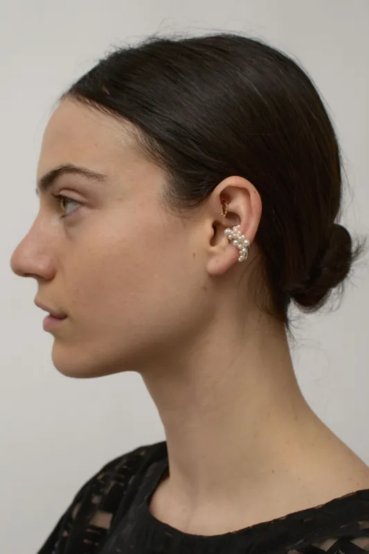 Beatriz Palacios Wave Cluster Link Medium Single in Silver sold by No. 6